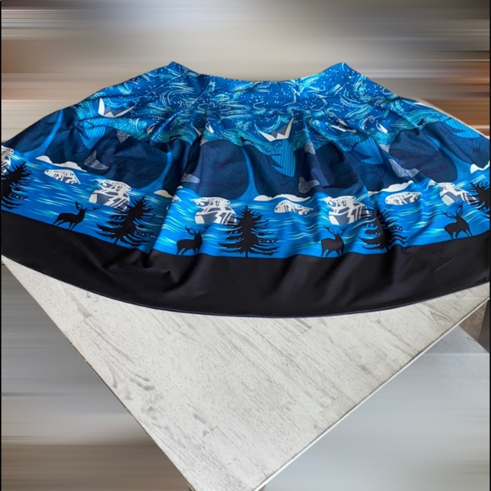 Grace Karin mountain scene pinup skirt - Picture 2 of 6